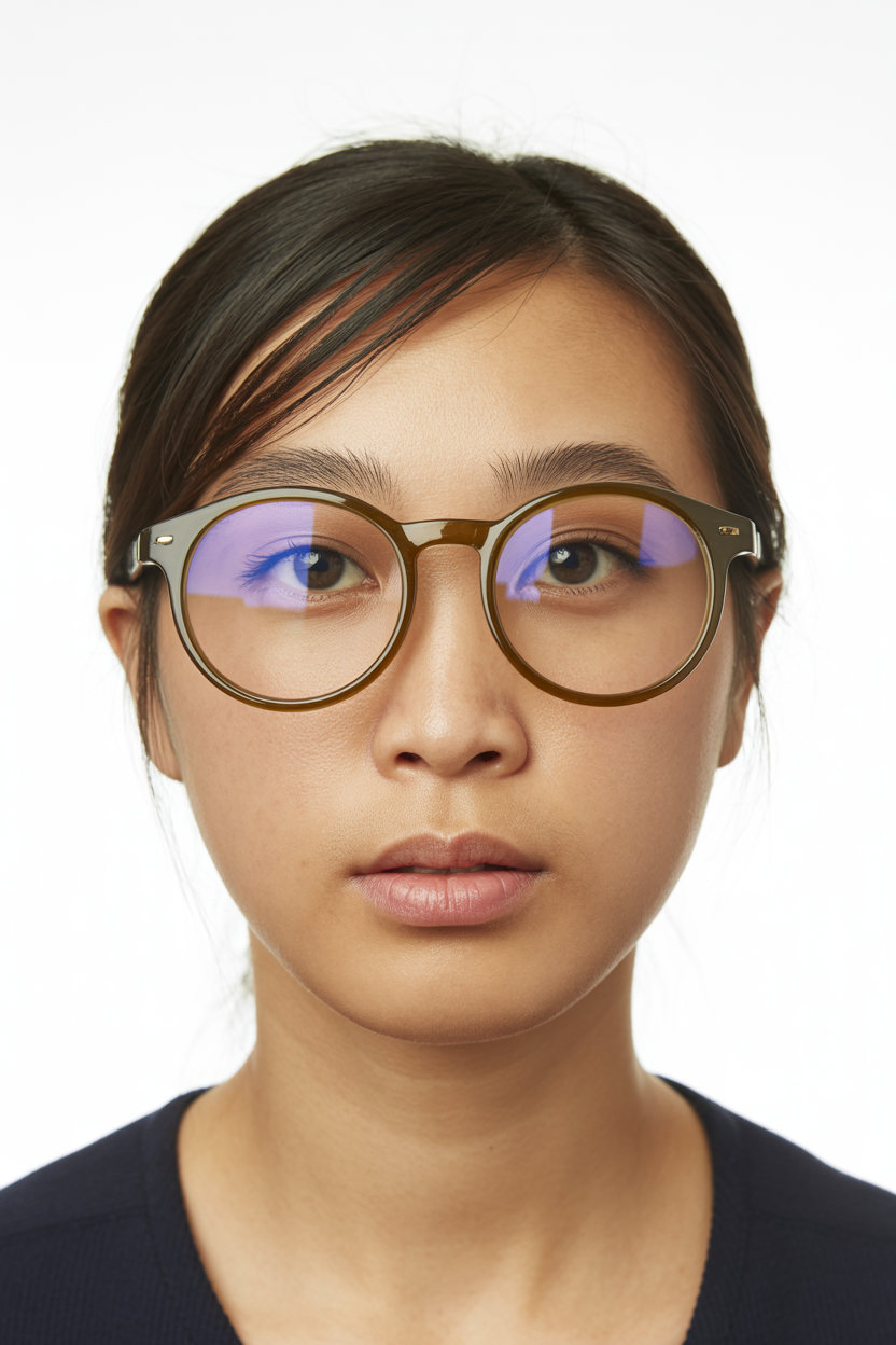 Yanlış fotoğraf örneği: Gözlüklü